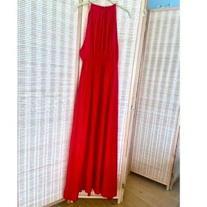 Zara Goddess Grecian long maxi dress skirt rope waist tassel belt medium coverup